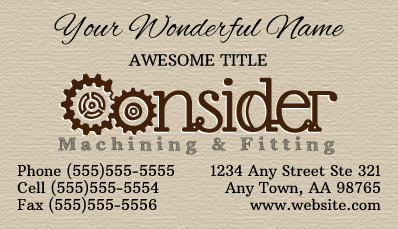 Consider Business Card Consider Business Card.